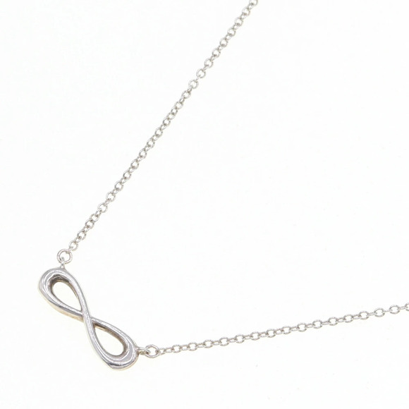 Tiffany Handbags - Tiffany Co Necklace Infinity SV Sterling Silver Pendant Choker Accessory